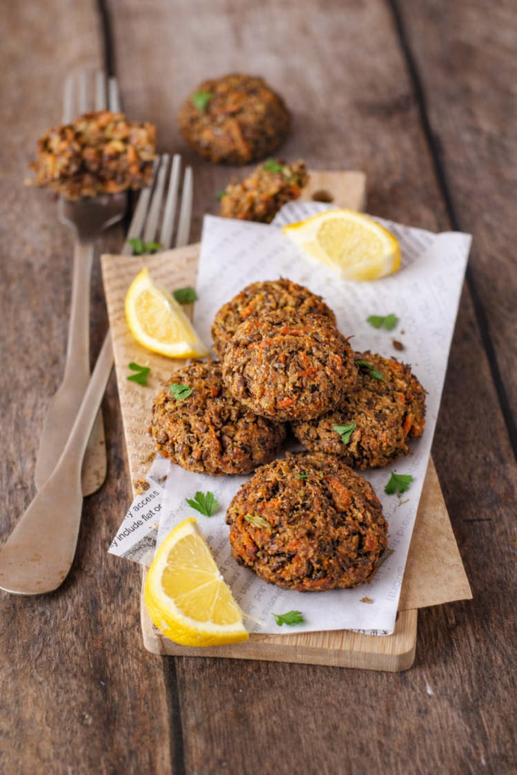 Polpette di lenticchie al forno
