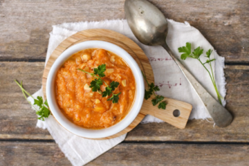 Crema di zucca e castagne