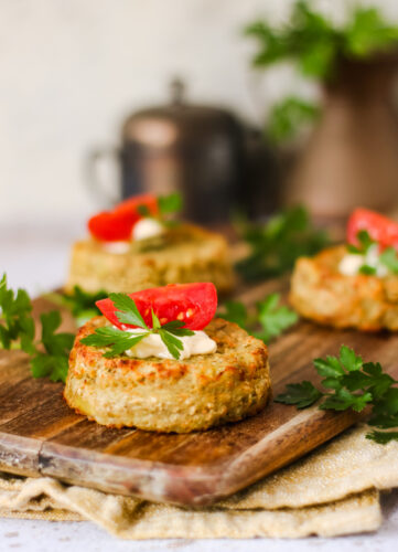 Tortini di patate e carciofi