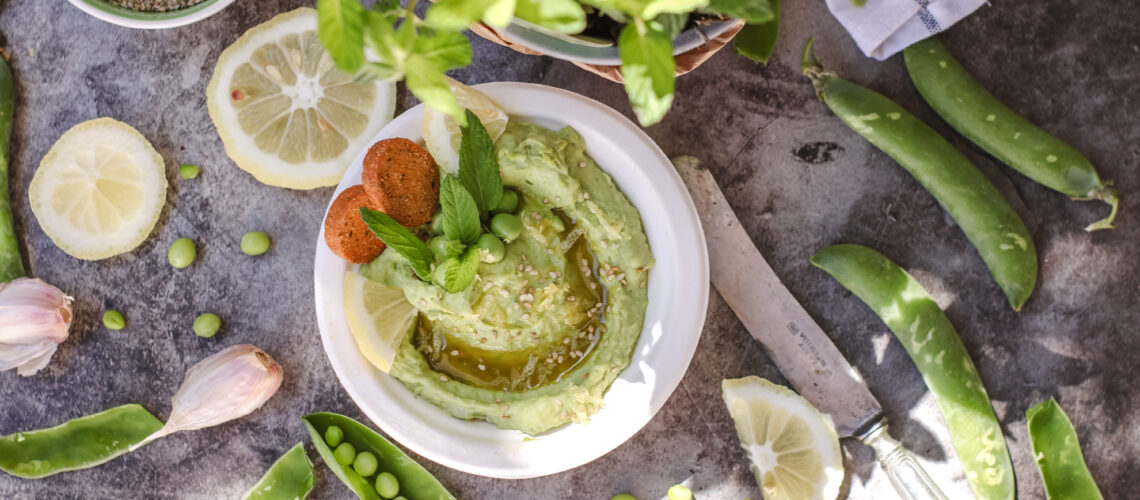 Hummus di piselli
