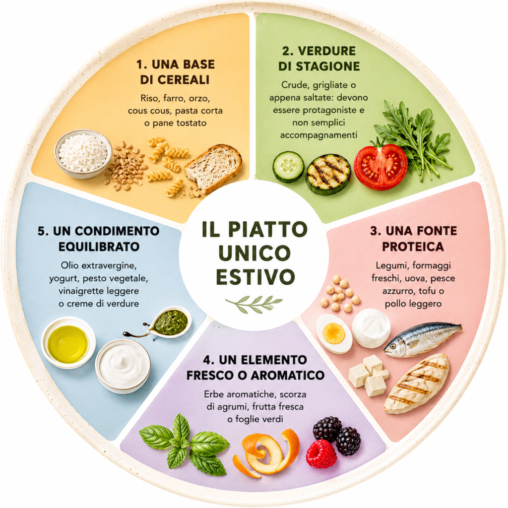 Piatto Unico Estivo: come comporlo correttamente