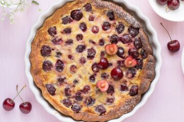 Clafoutis di ciliegie dairy free