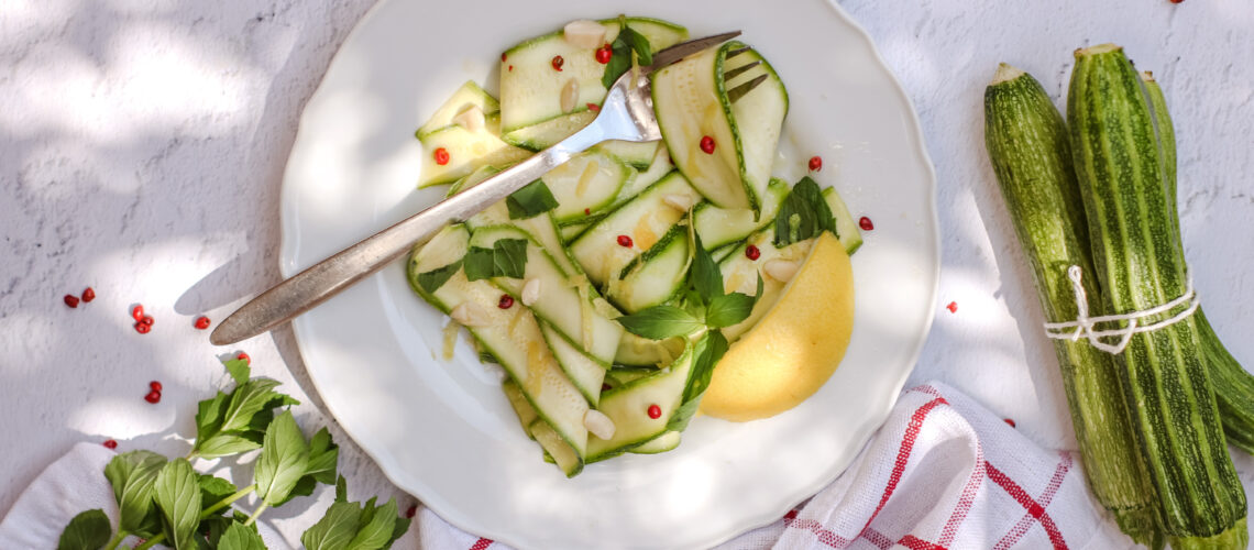 Carpaccio di zucchine