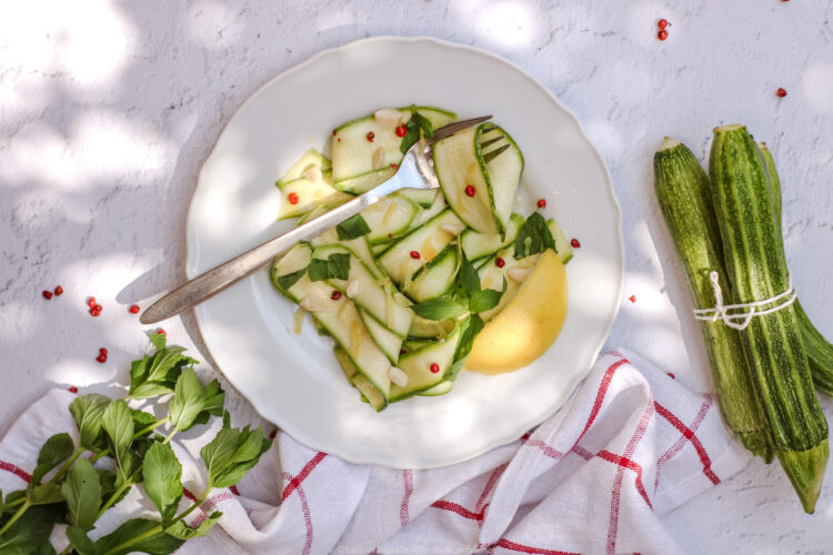 Carpaccio di zucchine