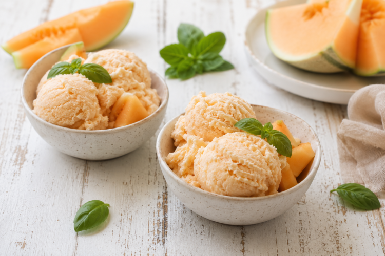 Nice cream al melone, senza banana