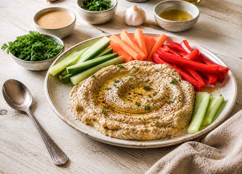 Babaganoush, crema di melanzane