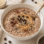chia pudding con avena